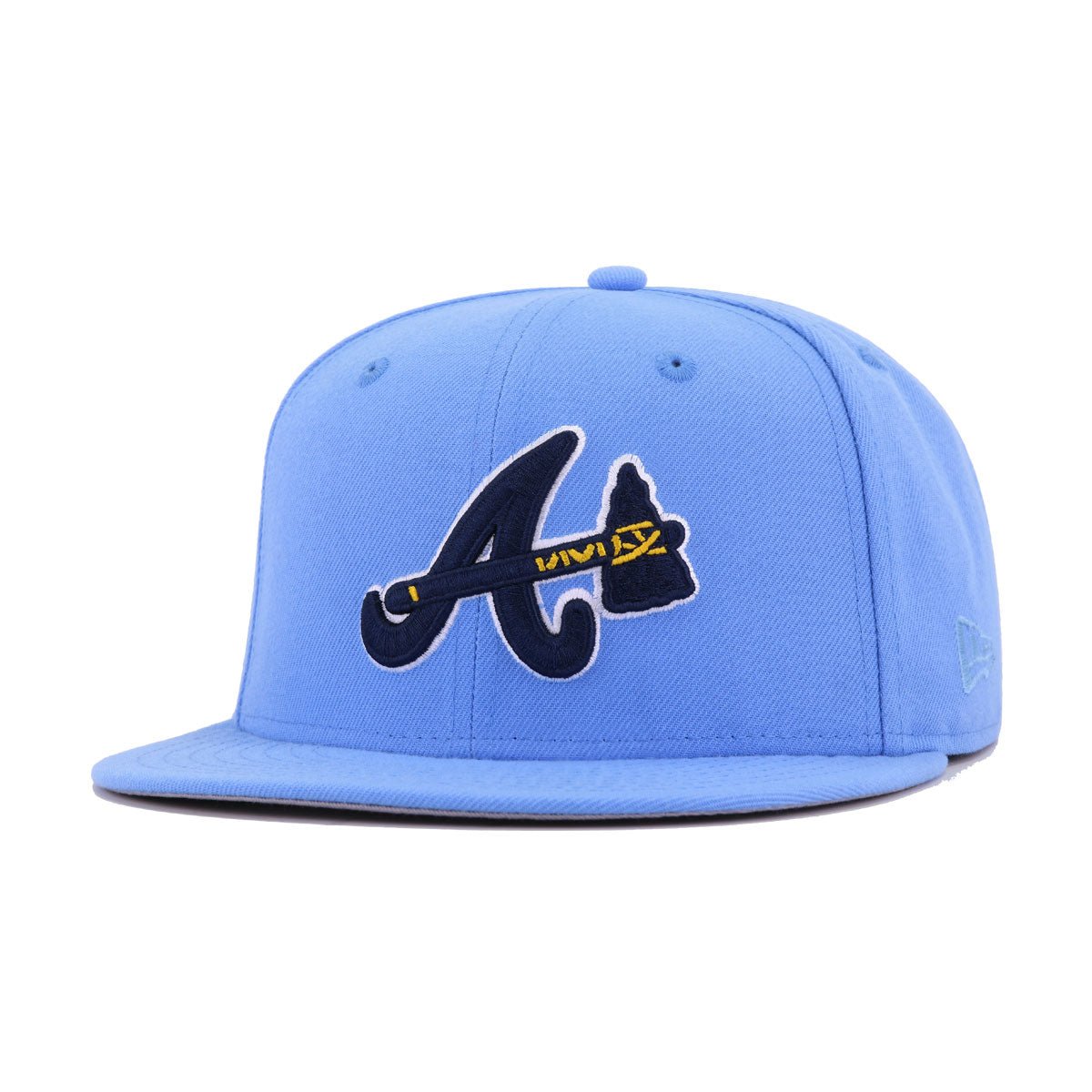 Atlanta Braves Steel Blue 40th Anniversary New Era 59Fifty Fitted