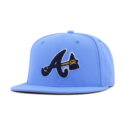 Atlanta Braves Steel Blue 40th Anniversary New Era 59Fifty Fitted