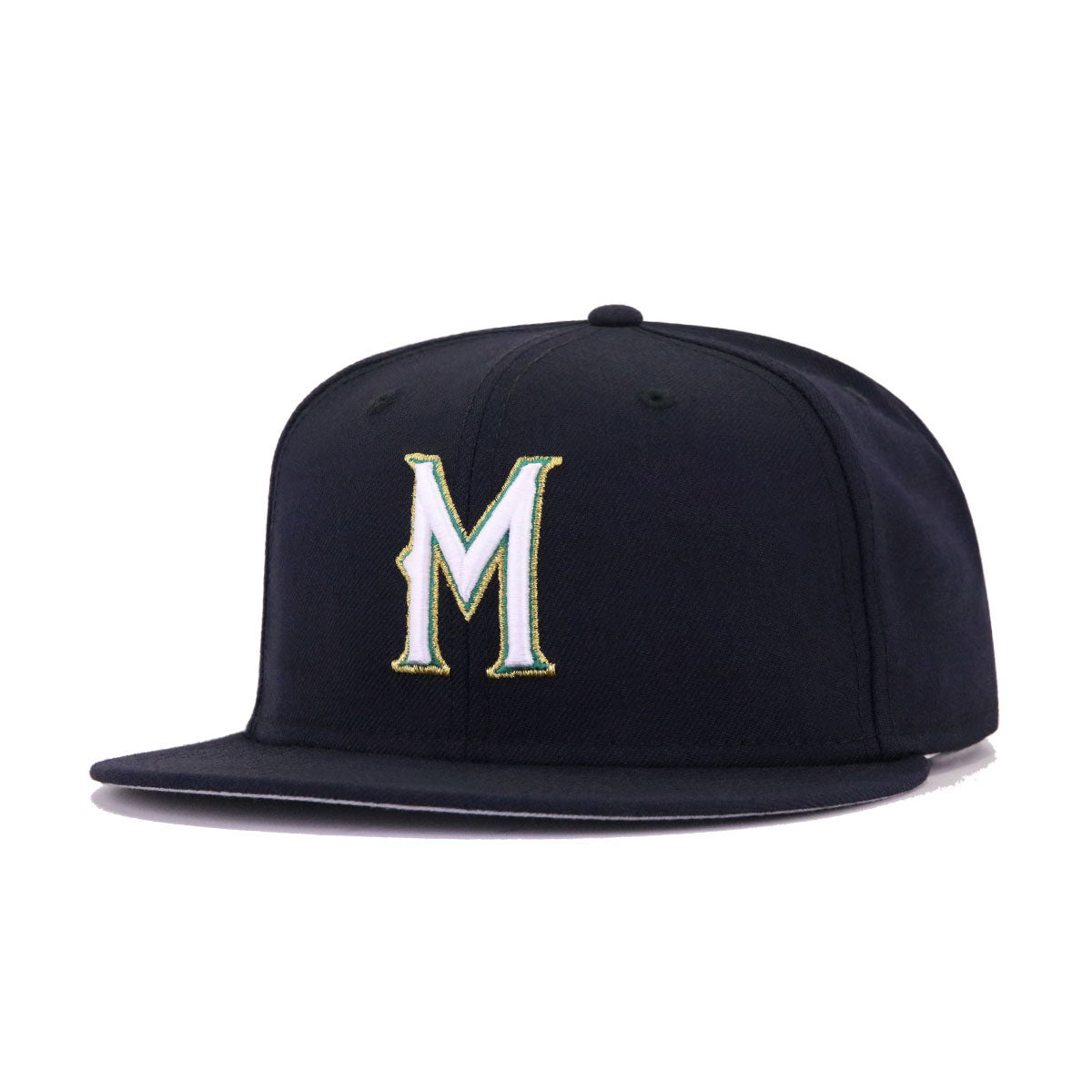 Milwaukee Brewers Navy White Cooperstown AC New Era 59Fifty Fitted