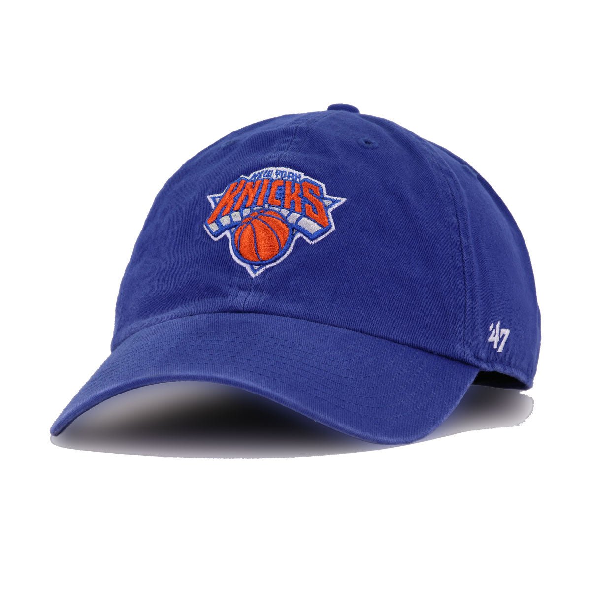 New York Knicks Light Royal Blue 47 Brand Clean Up Dad Hat