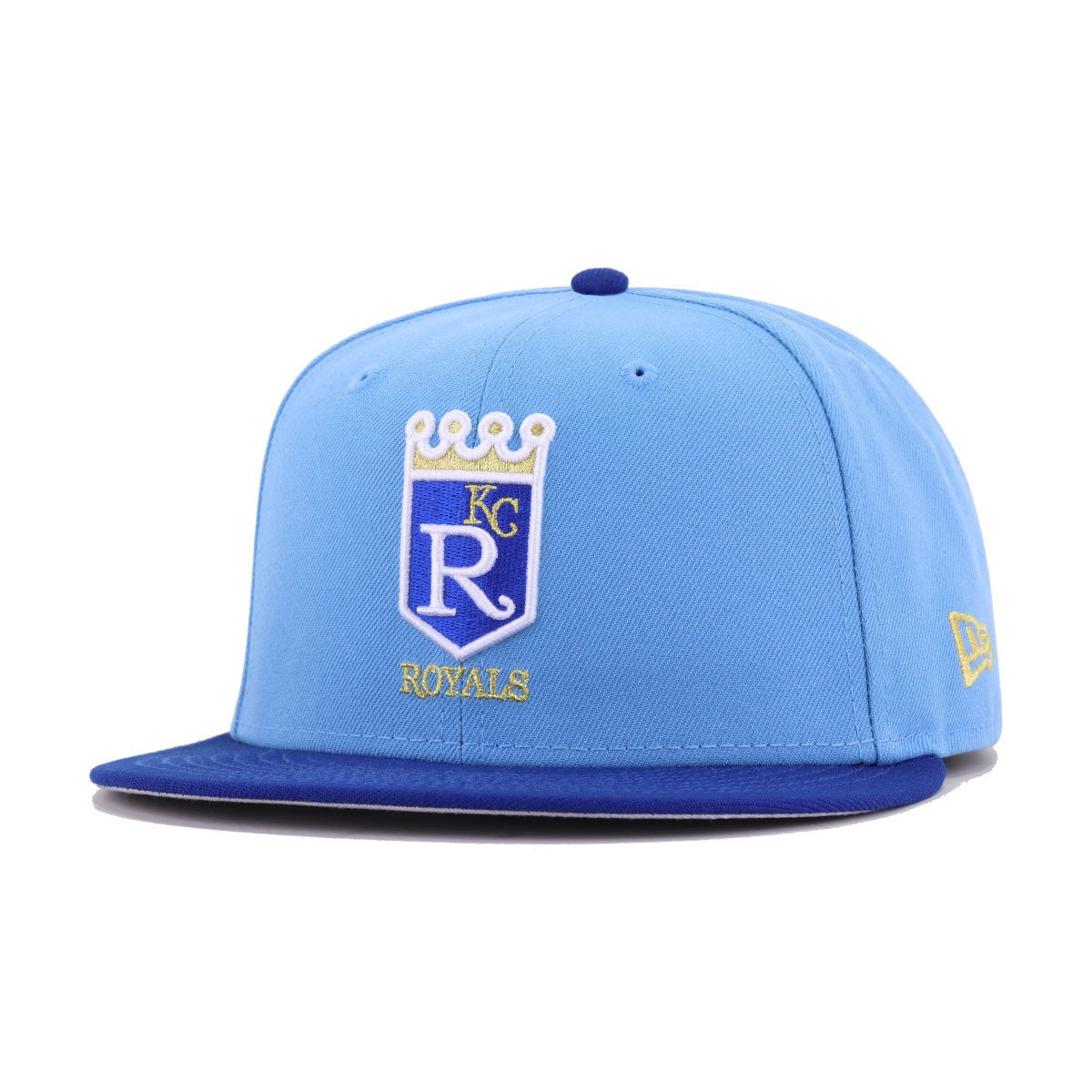 Kansas City Royals Sky Blue Light Royal Blue New Era 59Fifty Fitted