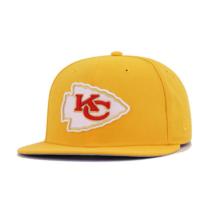 Kansas City Chiefs A Gold New Era 59Fifty Fitted