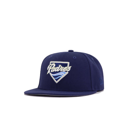KIDS San Diego Padres Light Navy 40th Anniversary New Era K9Fifty Snapback