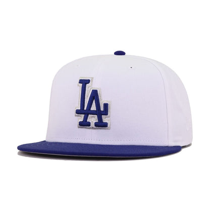 Los Angeles Dodgers White Dark Royal Blue 1999 Batting Practice New Era 59Fifty Fitted