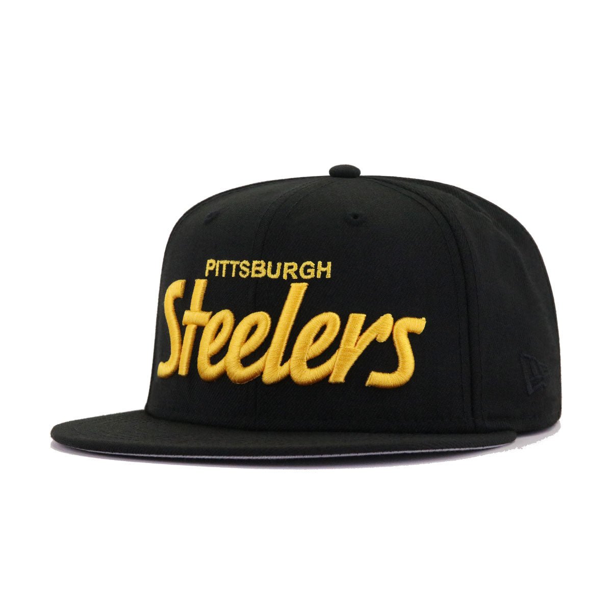 Pittsburgh Steelers Black 80th Anniversary New Era 59Fifty Fitted