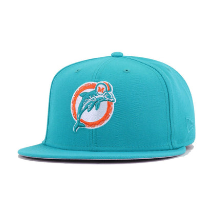 Miami Dolphins Legacy Teal Breeze New Era 59Fifty Fitted