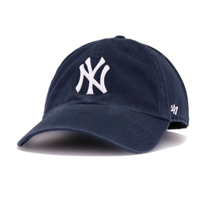 New York Yankees Navy 47 Brand Clean Up Dad Hat