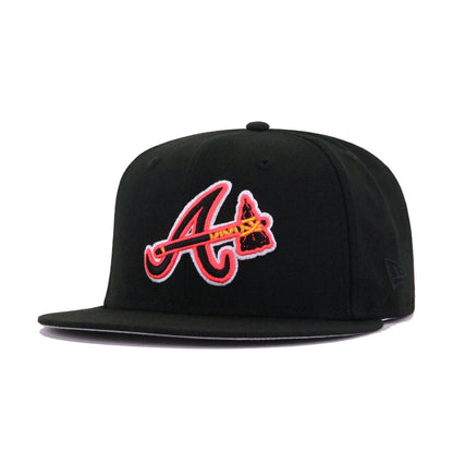 Atlanta Braves Black Sunset Orange 2000 All Star Game New Era 59Fifty Fitted