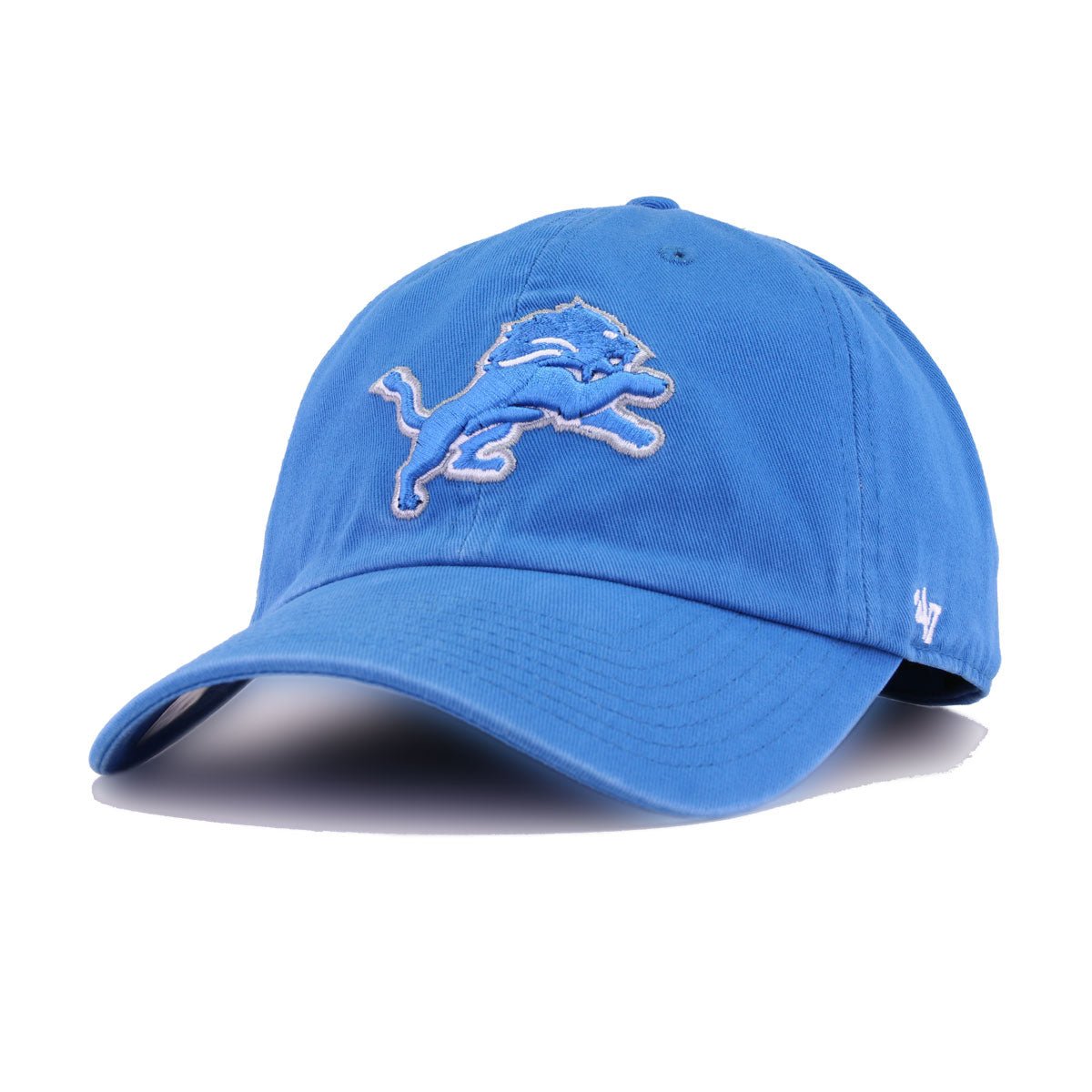 Detroit Lions Blue Raspberry 47 Brand Clean Up Dad Hat