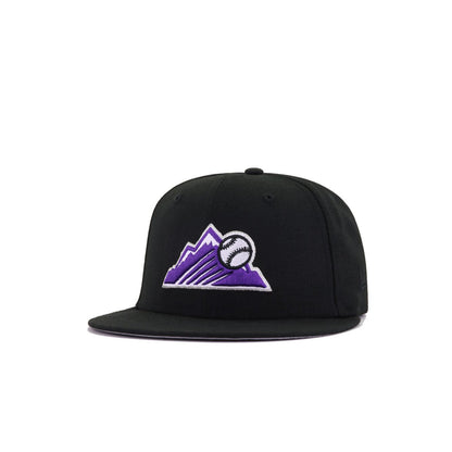 KIDS Colorado Rockies Black 30th Anniversary New Era K9Fifty Snapback