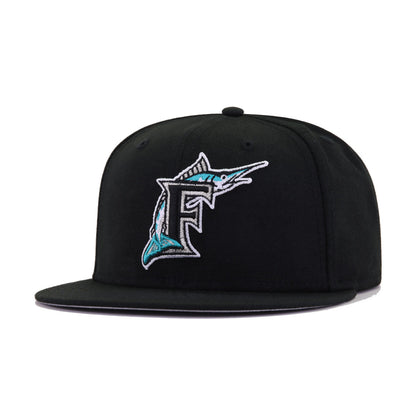 Florida Marlins Black Cooperstown AC New Era 59Fifty Fitted