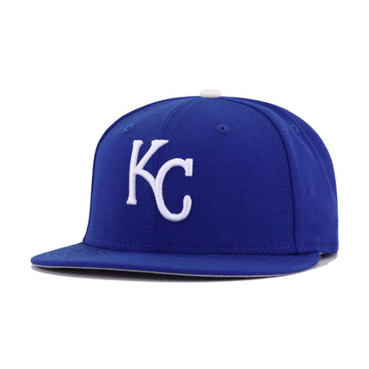 Kansas City Royals Light Royal Blue Cooperstown AC New Era 59Fifty Fitted