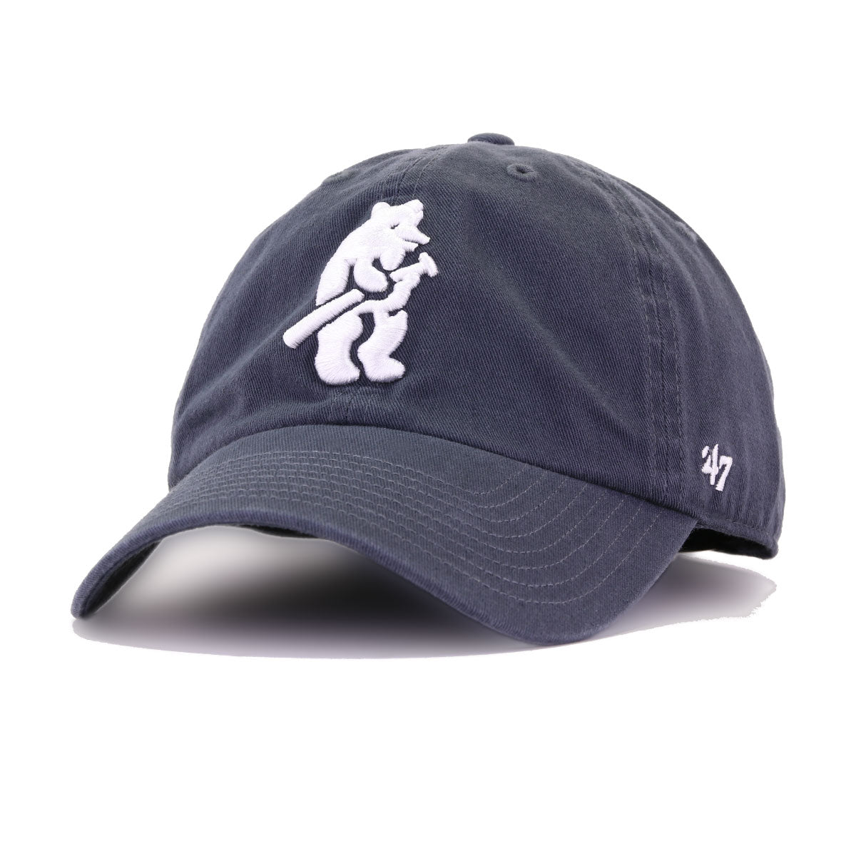 Chicago Cubs Vintage Navy 47 Brand Clean Up Dad Hat