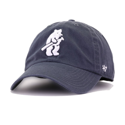Chicago Cubs Vintage Navy 47 Brand Clean Up Dad Hat