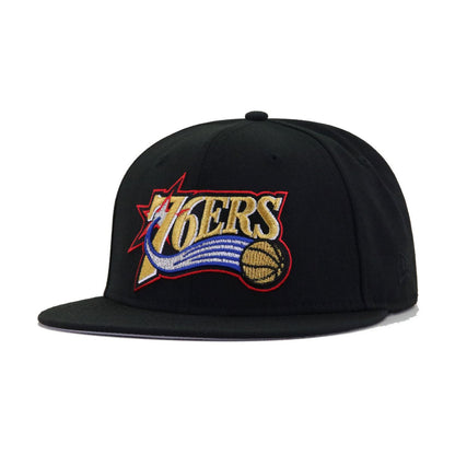 Philadelphia 76ers Black 1997 New Era 59Fifty Fitted