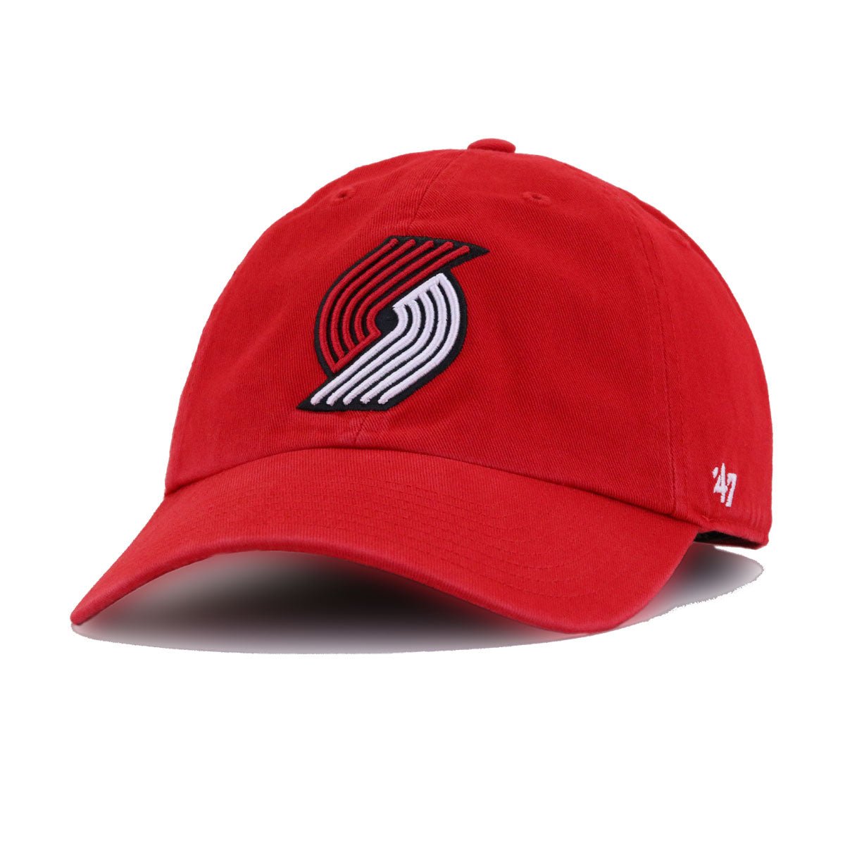 Portland Trail Blazers Scarlet 47 Brand Clean Up Dad Hat