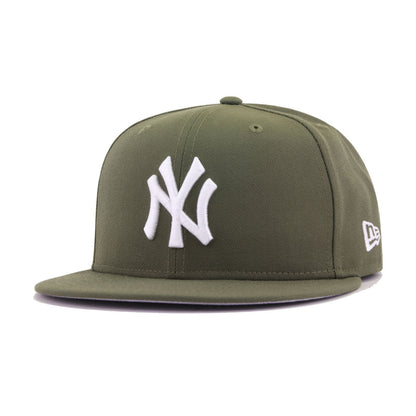 New York Yankees New Olive New Era 59Fifty Fitted