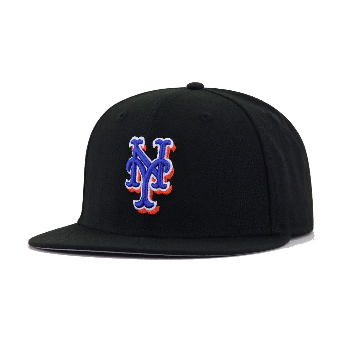 New York Mets Black Alternate Cooperstown AC 59Fifty Fitted