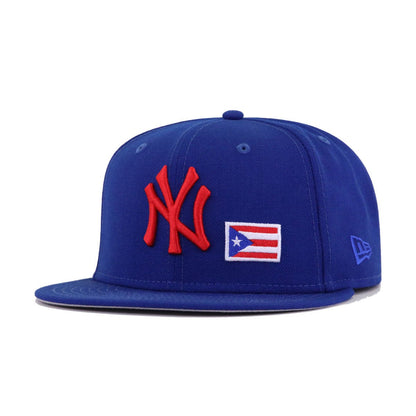 New York Yankees Light Royal Blue Puerto Rico Flawless New Era 59Fifty Fitted