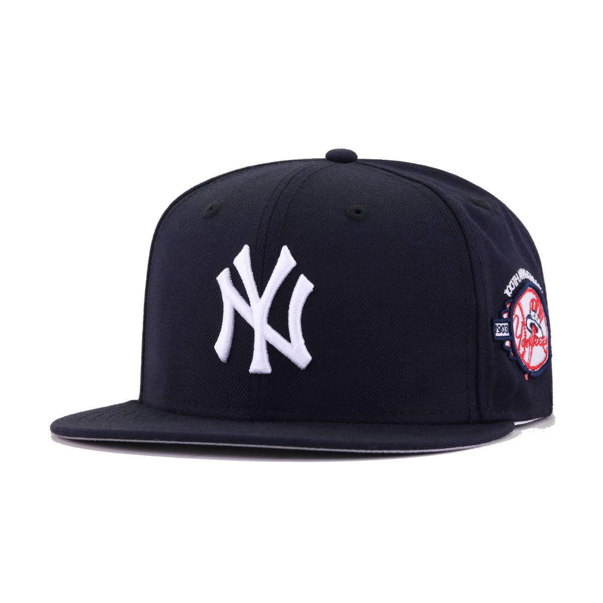 New York Yankees Navy 100th Anniversary New Era 59Fifty Fitted