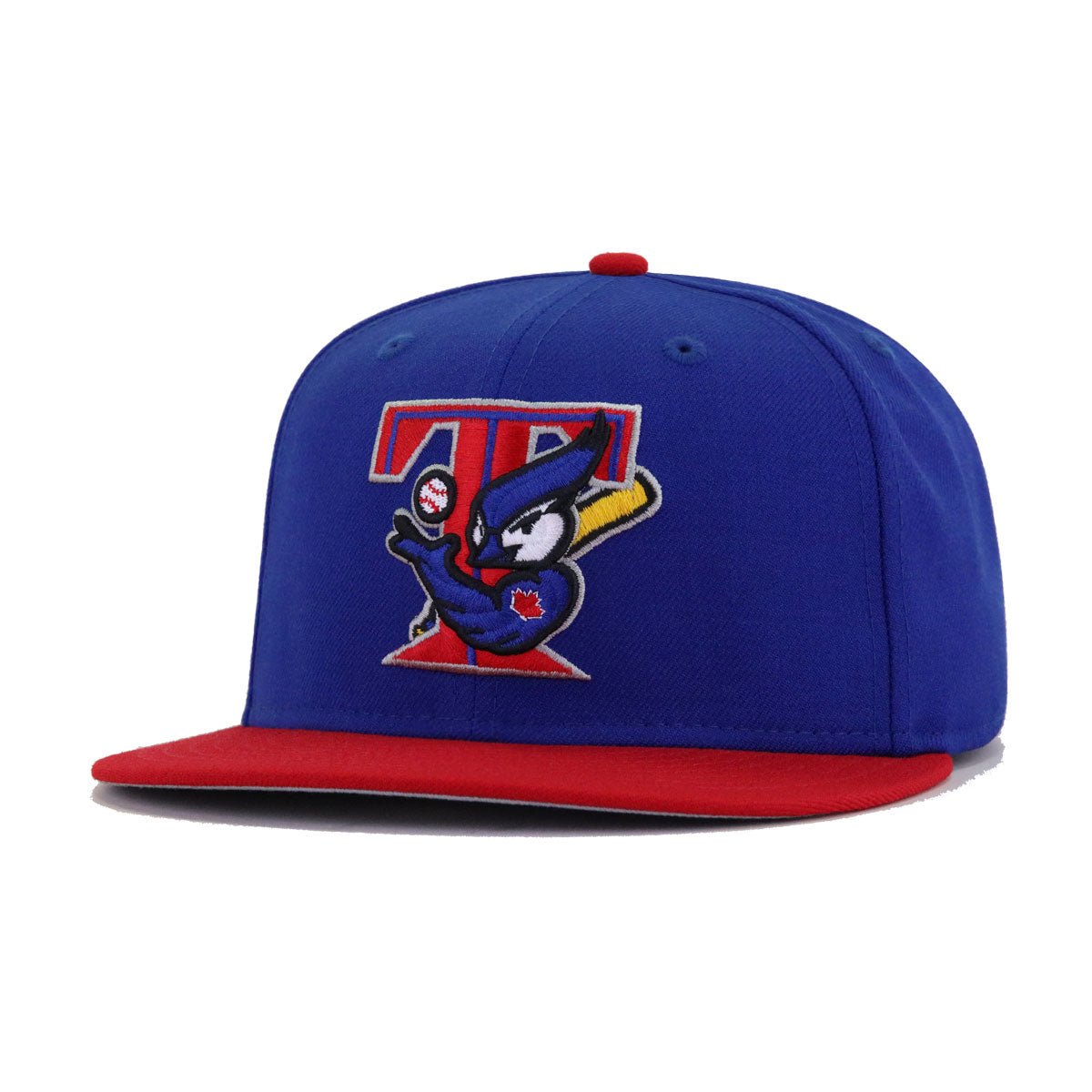 Toronto Blue Jays Light Royal Blue Scarlet 2003 Cooperstown AC New Era 59Fifty Fitted