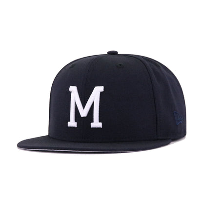 Milwaukee Braves Navy 1957 World Series New Era 59Fifty Fitted
