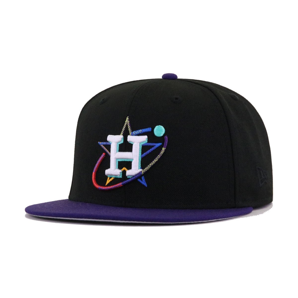Houston Astros Black Purple ORION New Era 59Fifty Fitted