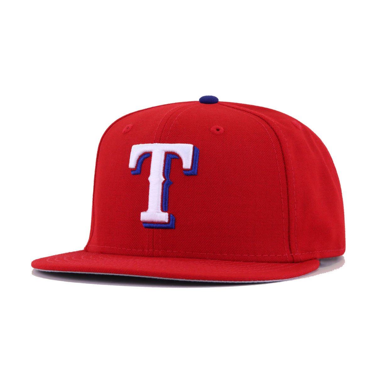 Texas Rangers Scarlet Cooperstown AC New Era 59Fifty Fitted