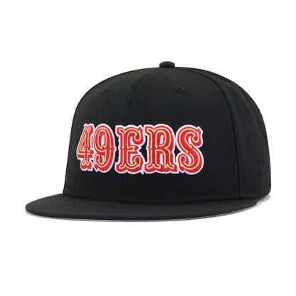 San Francisco 49ers Legacy Black New Era 59Fifty Fitted