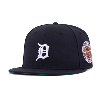 Detroit Tigers Navy 1968 World Series Cooperstown Green Bottom New Era 59Fifty Fitted