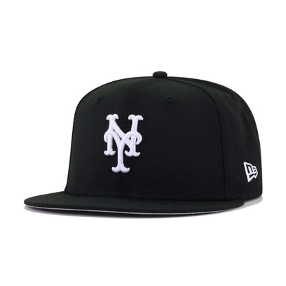 New York Mets Black New Era 59Fifty Fitted