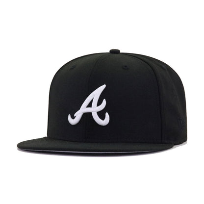 Atlanta Braves Black Glow in the Dark 1995 World Series New Era 59Fifty Fitted