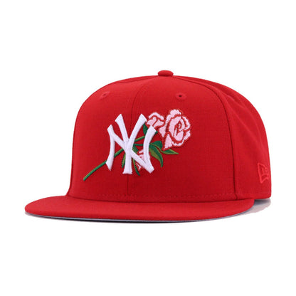 New York Yankees Scarlet ROSE New Era 59Fifty Fitted