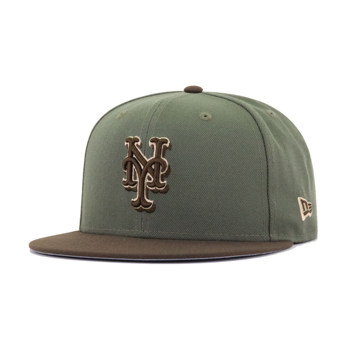 New York Mets New Olive Walnut New Era 59Fifty Fitted