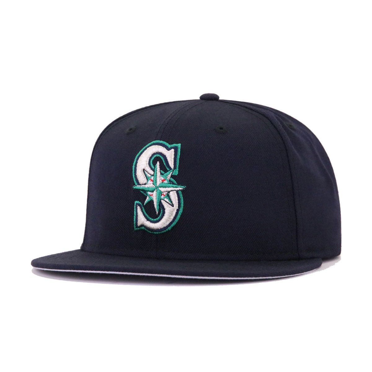 Seattle Mariners Navy Cooperstown AC New Era 59Fifty Fitted