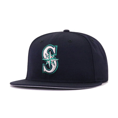 Seattle Mariners Navy Cooperstown AC New Era 59Fifty Fitted