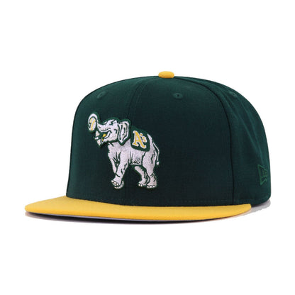 Oakland Athletics Dark Green A Gold Stomper New Era 59Fifty Fitted