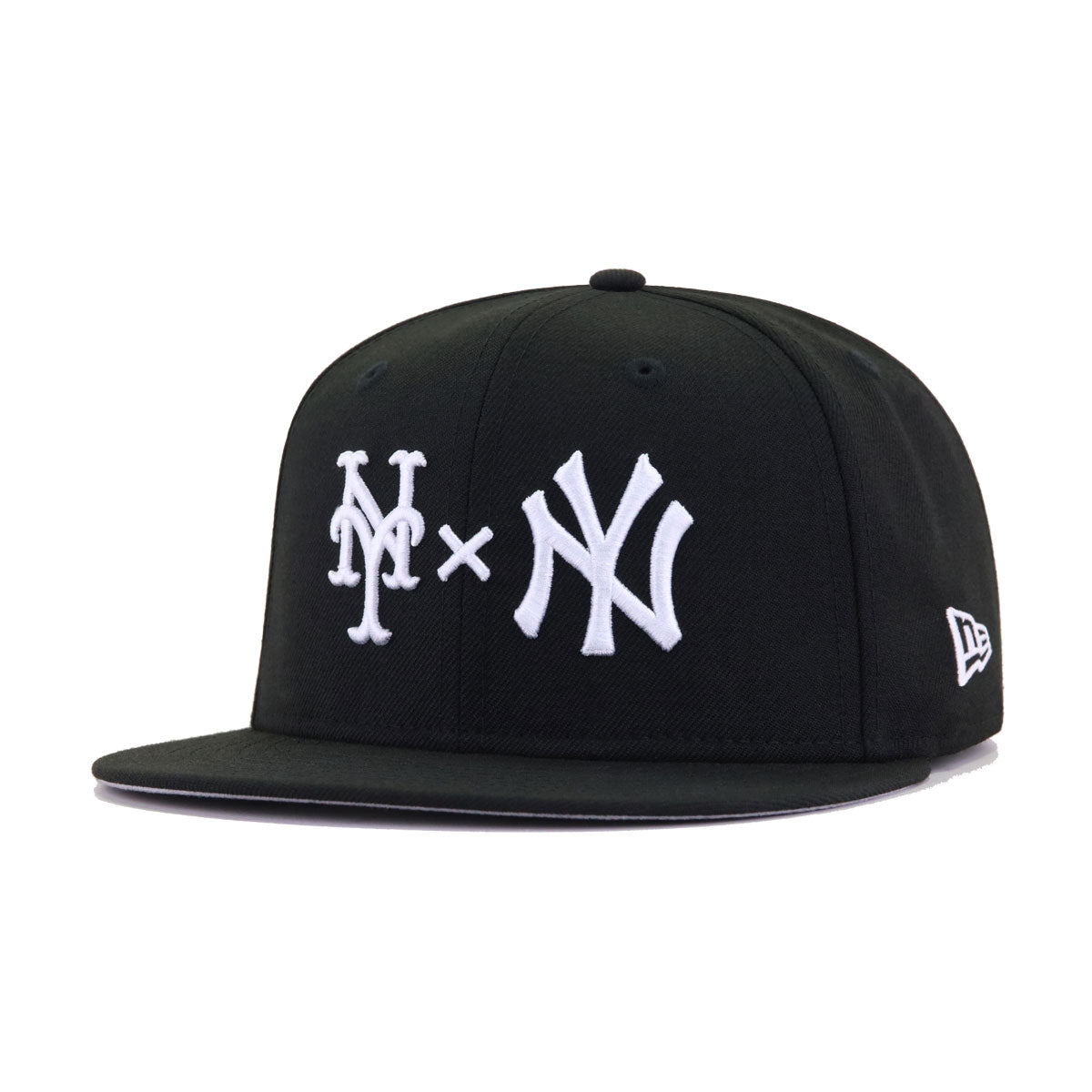 New York Yankees x New York Mets Black Subway Series New Era 59Fifty Fitted