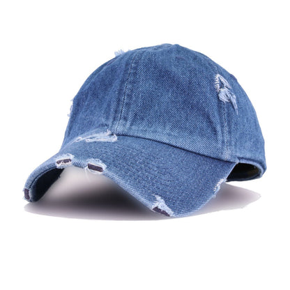 Distressed Medium Denim KBEthos Vintage Dad Hat