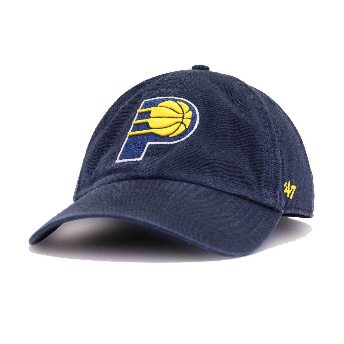 Indiana Pacers Navy 47 Brand Clean Up Dad Hat