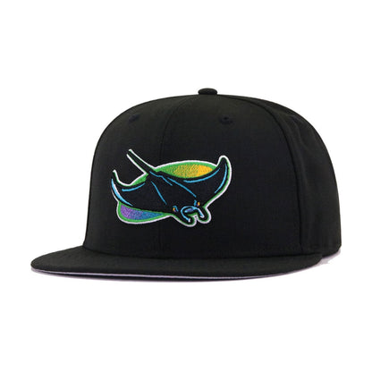 Tampa Bay Rays Black Alternate Cooperstown AC New Era 59Fifty Fitted