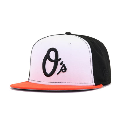 Baltimore Orioles White Black Orange 1970 World Series 50th Anniversary New Era 59Fifty Fitted