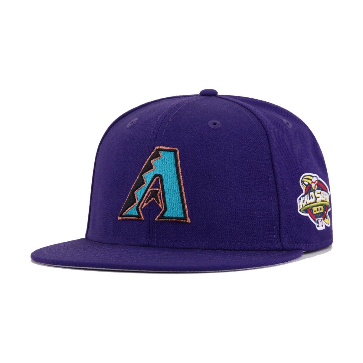 Arizona Diamondbacks Purple 2001 World Series Cooperstown New Era 59Fifty Fitted