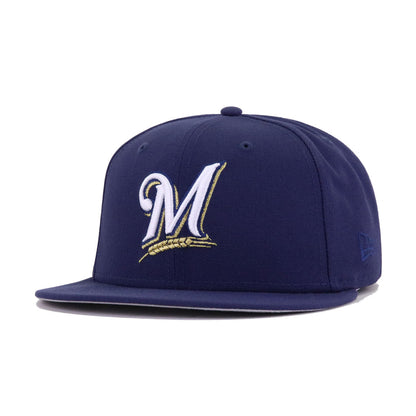 Milwaukee Brewers Light Navy 2002 All Star Game New Era 59Fifty Fitted