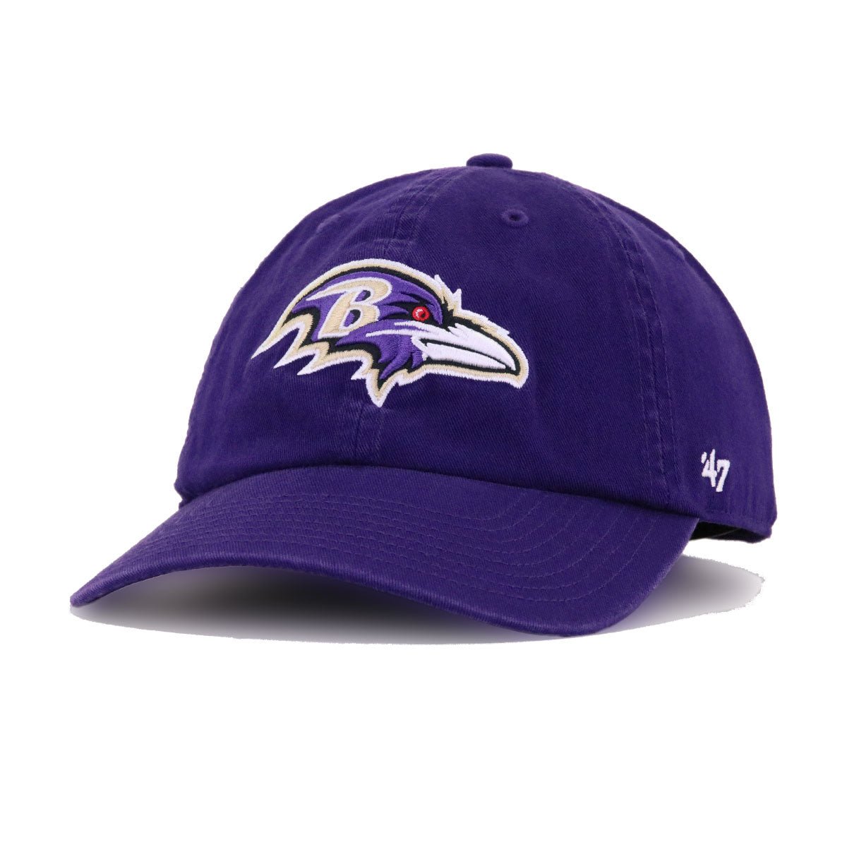 Baltimore Ravens Purple 47 Brand Clean Up Dad Hat