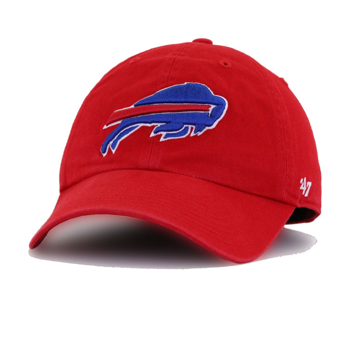Buffalo Bills Front Door Red 47 Brand Clean Up Dad Hat