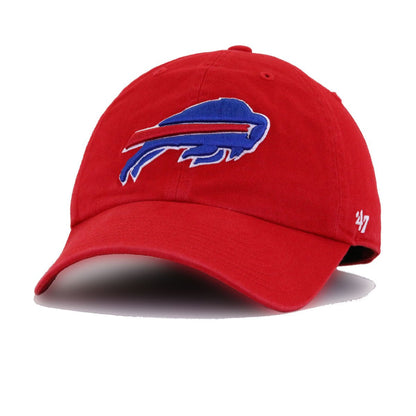 Buffalo Bills Front Door Red 47 Brand Clean Up Dad Hat