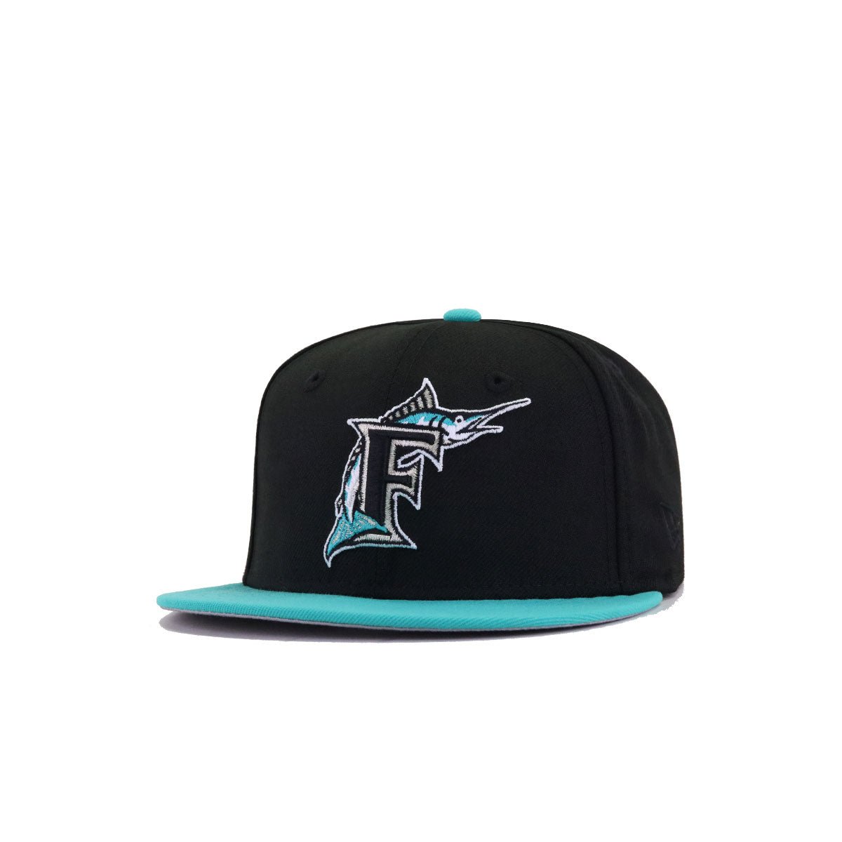 KIDS Florida Marlins Black Teal 1997 World Series New Era K9Fifty Snapback