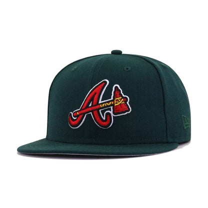 Atlanta Braves Dark Green Turner Field Final Season New Era 59Fifty Fitted