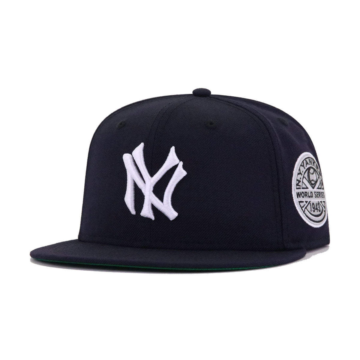 New York Yankees Navy 1943 World Series Cooperstown Green Bottom New Era 59Fifty Fitted